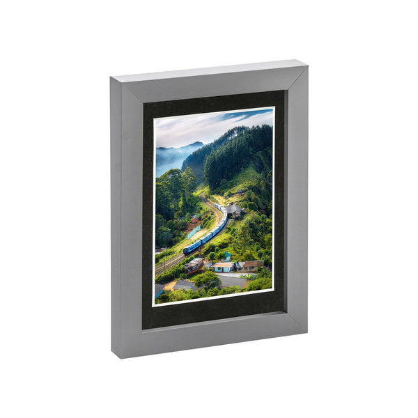 nicola spring Grey 5" x 7" Photo Frame with 4" x 6" Mount