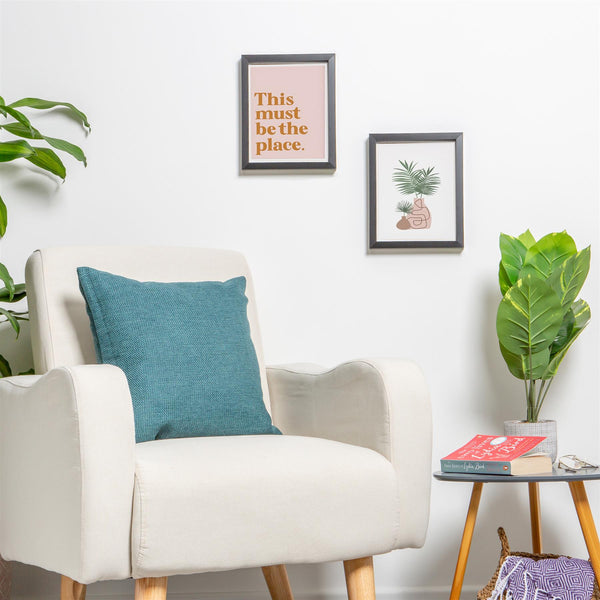 Nicola Spring Grey 8" X 10" Photo Frame With 4" X 6" Mount