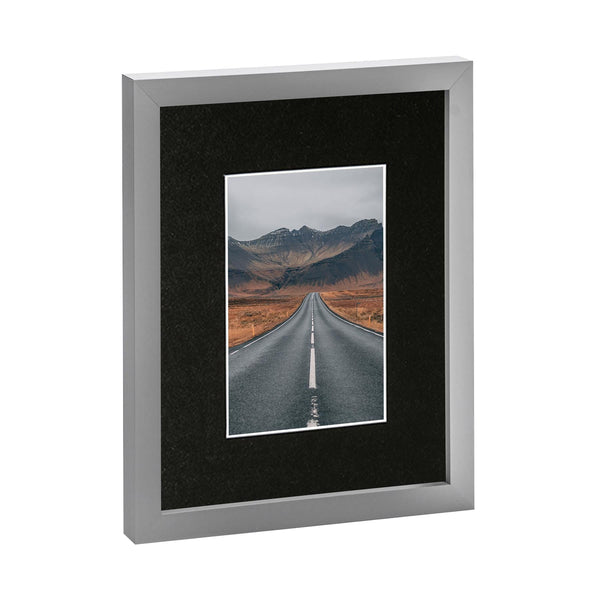 nicola spring Grey 8" x 10" Photo Frame with 4" x 6" Mount