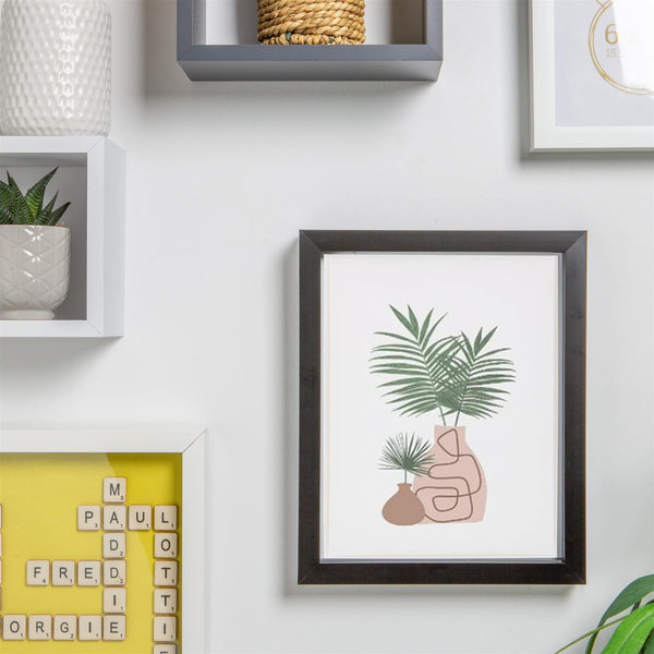 Nicola Spring Grey 8" X 10" Photo Frame With 5" X 7" Mount