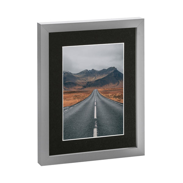 nicola spring Grey 8" x 10" Photo Frame with 5" x 7" Mount