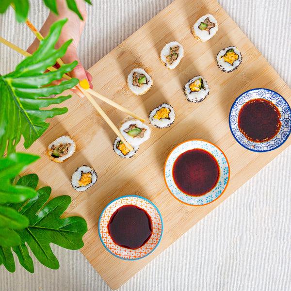 Nicola Spring Hand-Printed Stoneware Sauce Dishes - 10cm - Pack Of 6