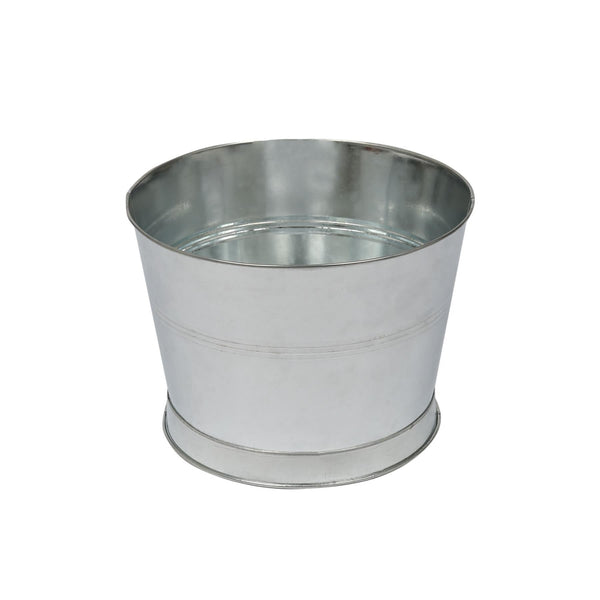nicola spring Handmade Galvanized Iron Ice Bucket - 26.5cm