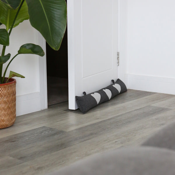 Nicola Spring Heart Herringbone Draught Excluder - 79cm
