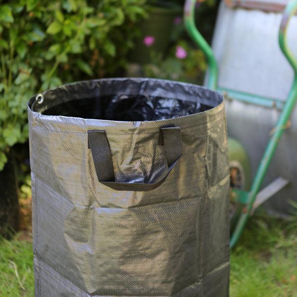 Nicola Spring Heavy-Duty Garden Waste Bags - Black - Pack Of 2
