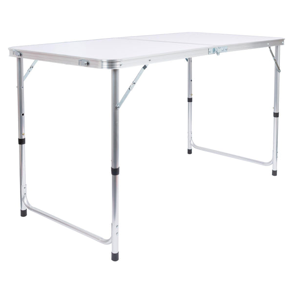 nicola spring Height Adjustable Aluminium Folding Picnic Table