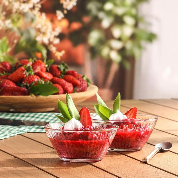Nicola Spring Hestia Glass Snack Bowls - 10.5cm - Pack Of 6