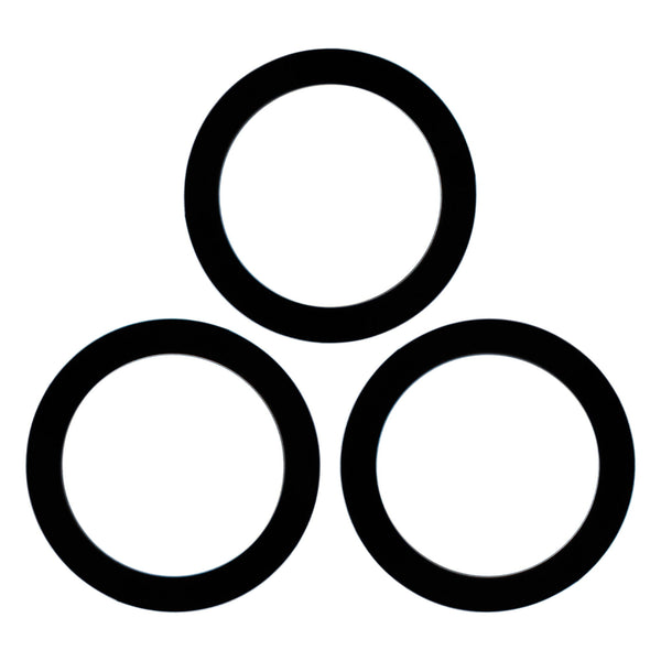 nicola spring Large Glass Storage Jar Seals - Pack of Six