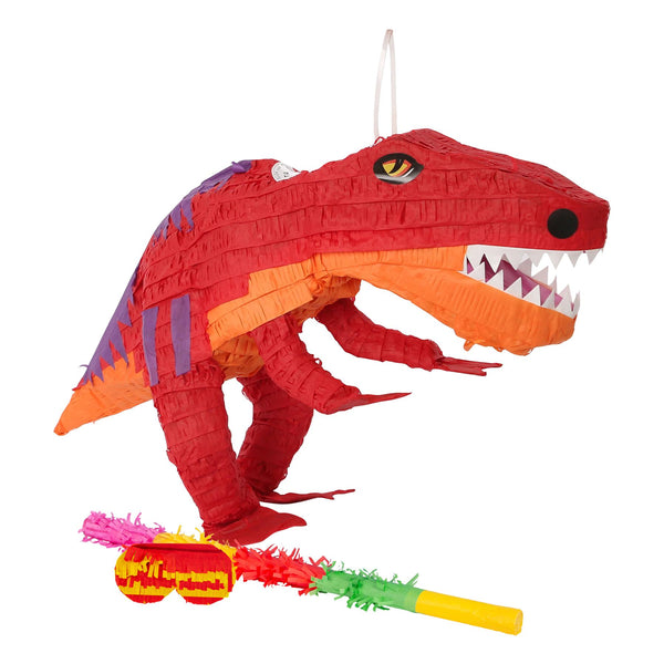 nicola spring Large T-Rex Pinata Set with Stick & Blindfold