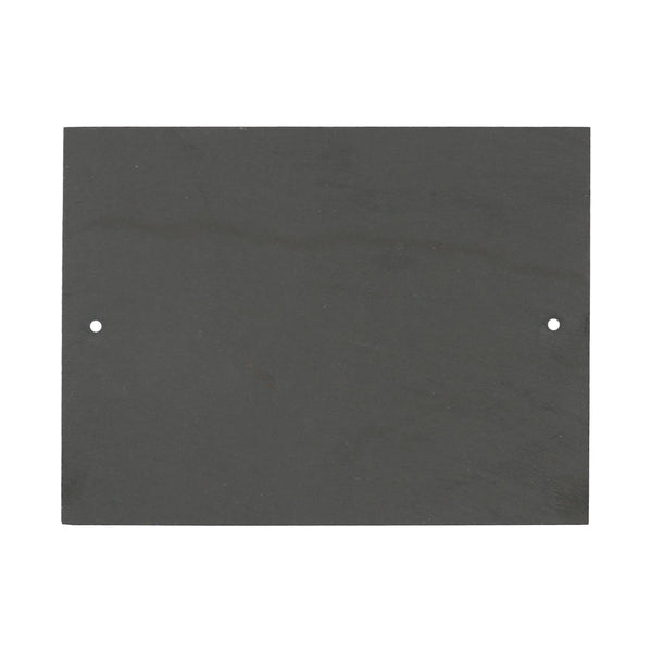 nicola spring Linea Rectangle Blank Slate House Sign - 20cm x 15cm