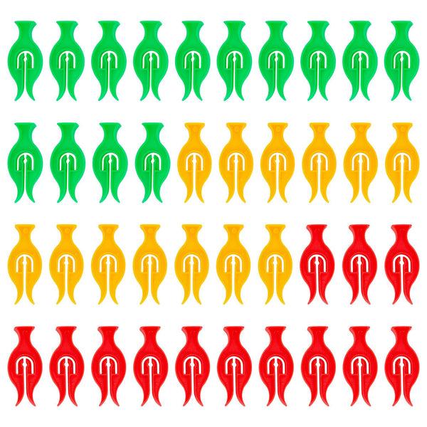 nicola spring Multi Plastic Storm Clothes Pegs - Pack of 40