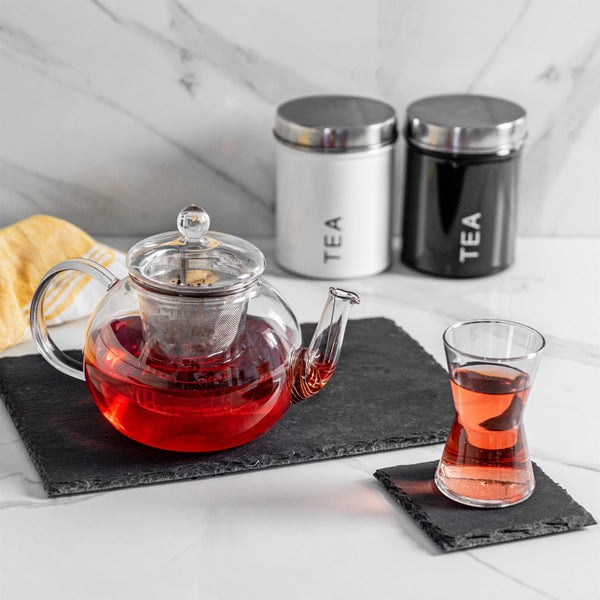 Nicola Spring 1.1L Glass Infuser Teapot