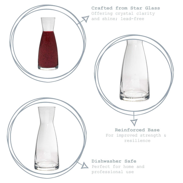 Nicola Spring 1.1L Ypsilon Glass Carafe