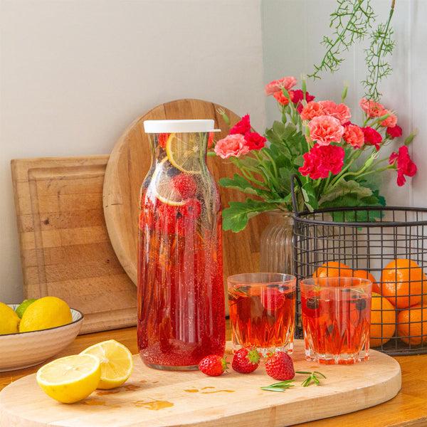 Nicola Spring 1.2L Fonte Optic Glass Carafe