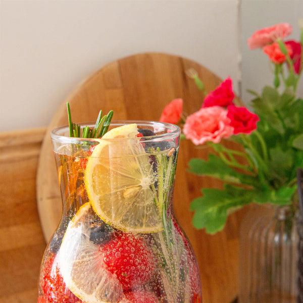 Nicola Spring 1.2L Fonte Optic Glass Carafe