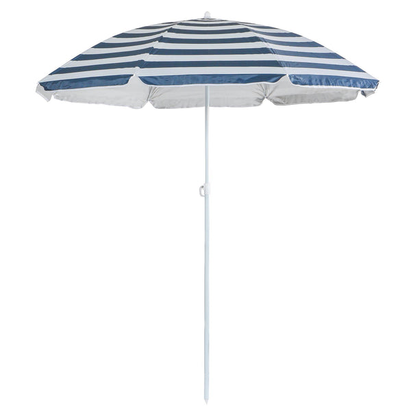 Nicola Spring 1.74m Metal Beach Parasol