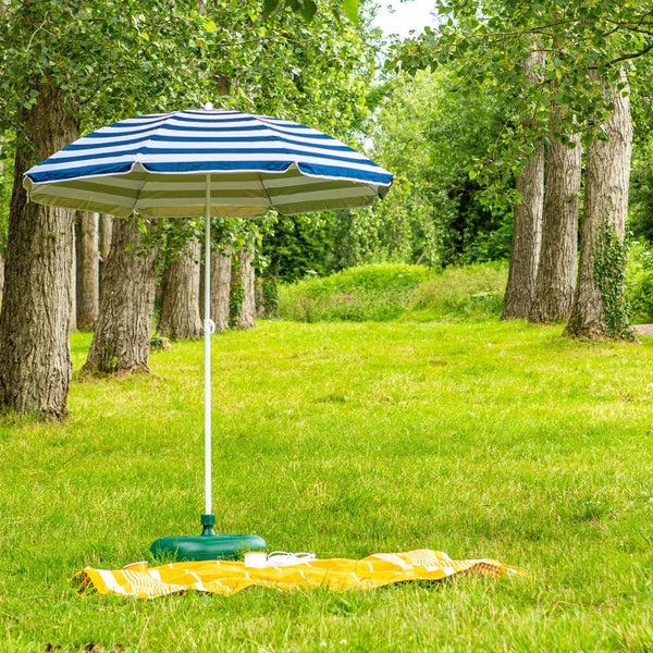Nicola Spring 1.74m Metal Beach Parasol