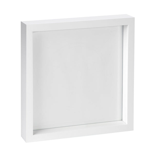 nicola spring 10" x 10" 3D Box Photo Frame - White