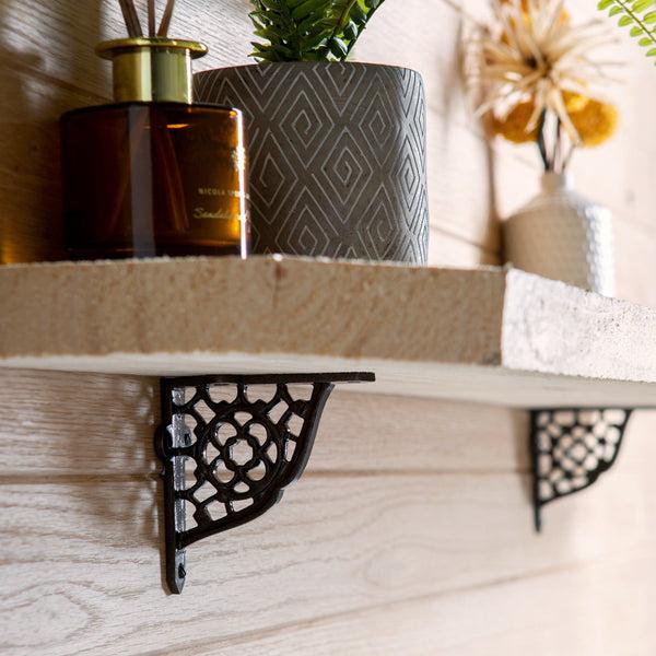 Nicola Spring 100mm Honeycomb Iron Shelf Bracket