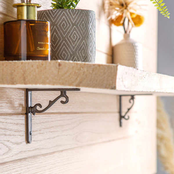 Nicola Spring 105mm Scroll Iron Shelf Bracket