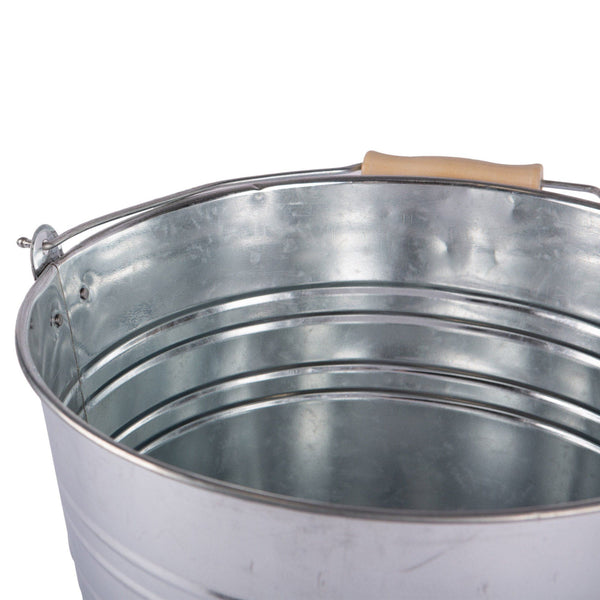 Nicola Spring 10L Galvanised Steel Bucket
