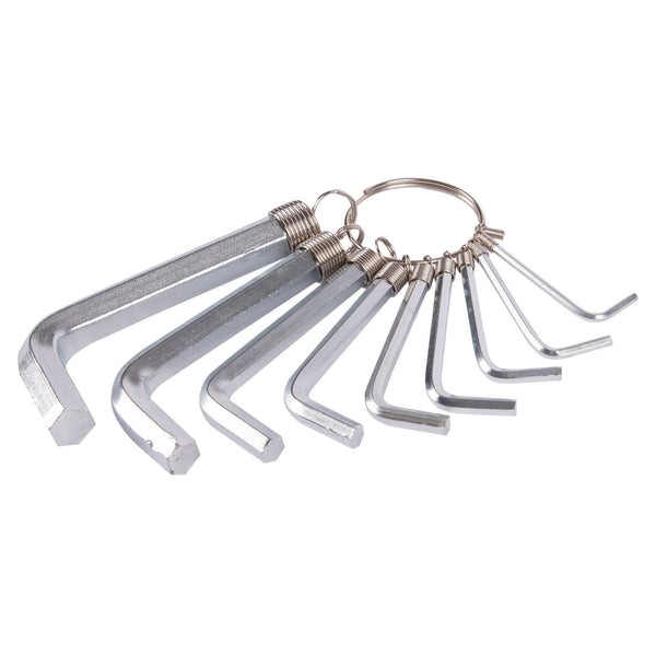 nicola spring 10pc Carbon Steel Metric Hex Key Set