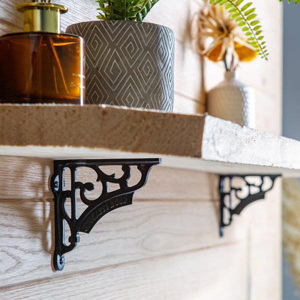 Nicola Spring 120mm Ornate Iron Shelf Bracket