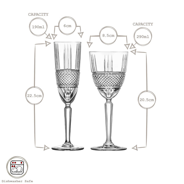 Nicola Spring 12pc Brillante Stemware Set