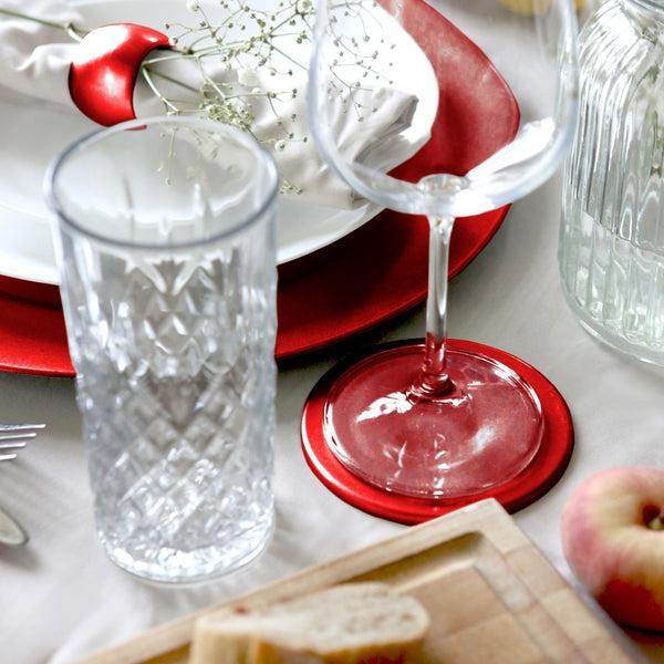 Nicola Spring 12pc Metallic Charger Plates Set