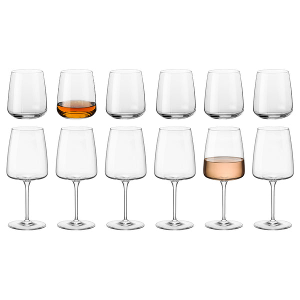 nicola spring 12pc Nexo Glassware Set