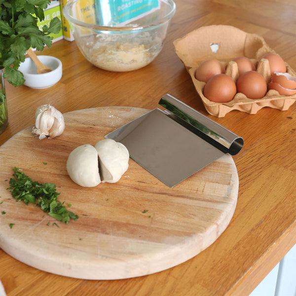 Nicola Spring 13.5cm Stainless Steel Dough Scraper