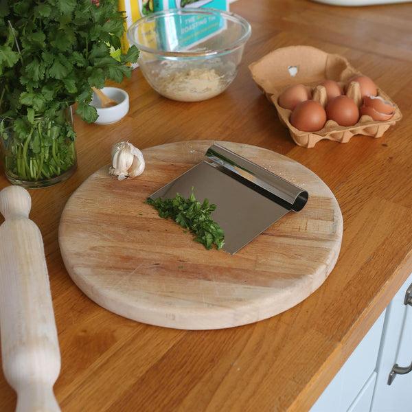 Nicola Spring 13.5cm Stainless Steel Dough Scraper