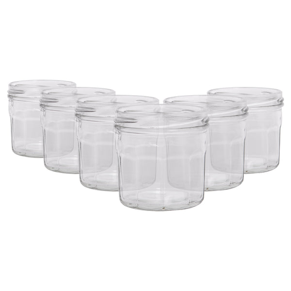 nicola spring 130ml Glass Jam Jars - Pack of 6