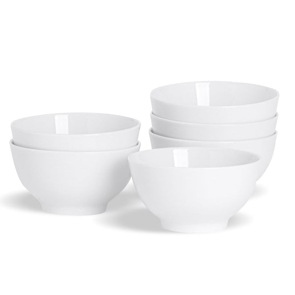 nicola spring 13cm White Rice Bowls - Pack of Six