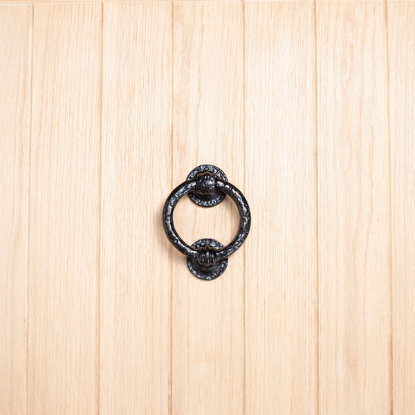 Nicola Spring 145mm Black Rustic Door Knocker