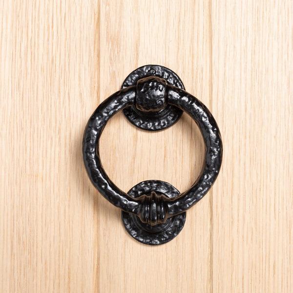 Nicola Spring 145mm Black Rustic Door Knocker