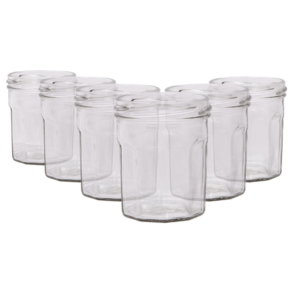 nicola spring 150ml Glass Jam Jars - Pack of 6