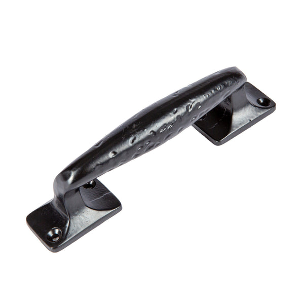 nicola spring 150mm Black Forged Barn Door Handle