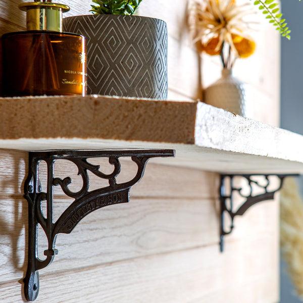 Nicola Spring 150mm Ornate Iron Shelf Bracket