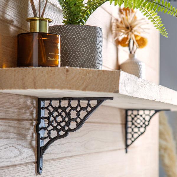 Nicola Spring 155mm Honeycomb Iron Shelf Bracket