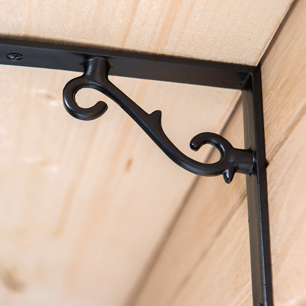 Nicola Spring 155mm Scroll Iron Shelf Bracket