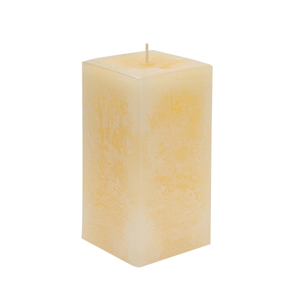 nicola spring 15cm Vanilla Square Pillar Candle