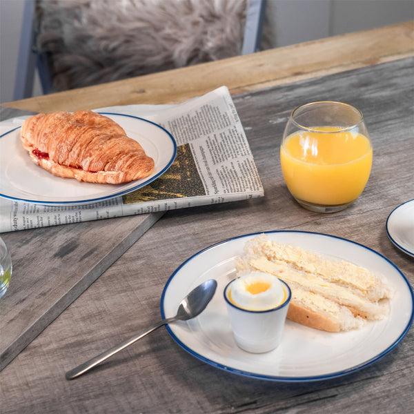 Nicola Spring 16pc Farmhouse Porcelain Dinner Set