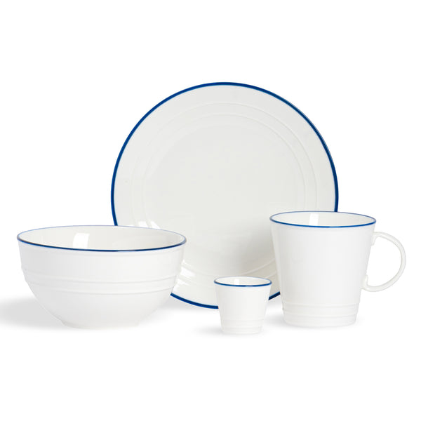 nicola spring 16pc Farmhouse Porcelain Dinner Set