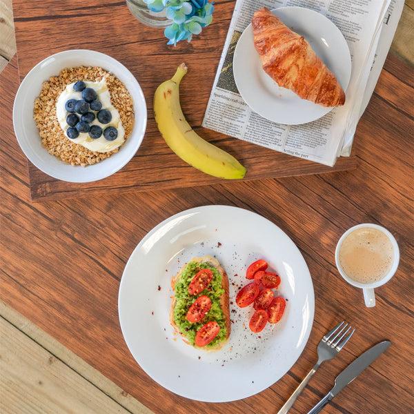 Nicola Spring 16pc White Dinner Set