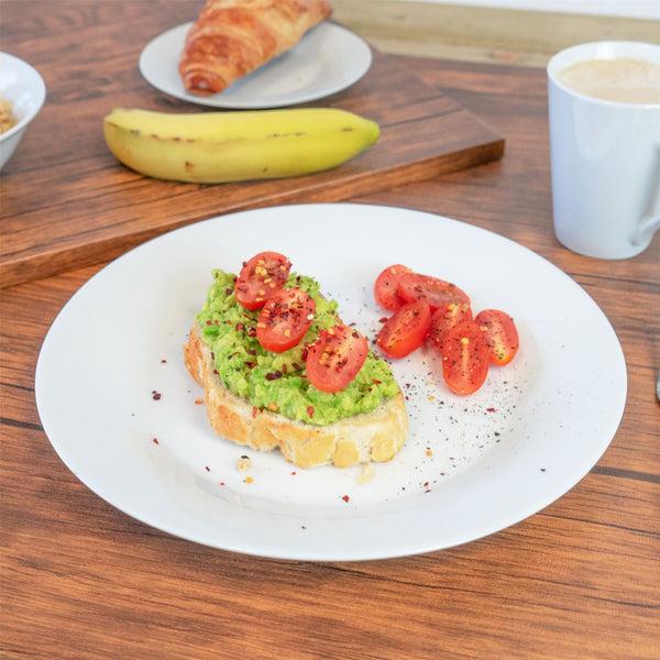 Nicola Spring 16pc White Dinner Set