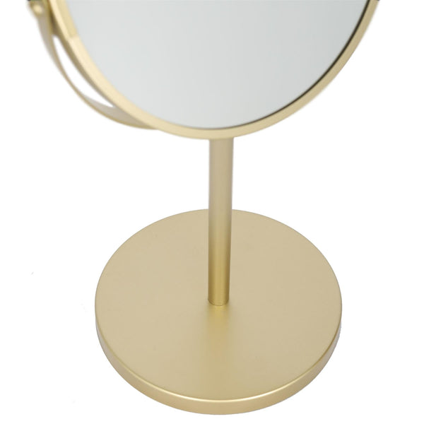 Nicola Spring 18.5cm X 34.5cm Gold Pedestal Mirror