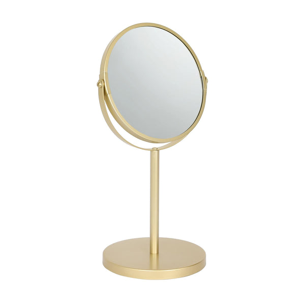 nicola spring 18.5cm x 34.5cm Gold Pedestal Mirror
