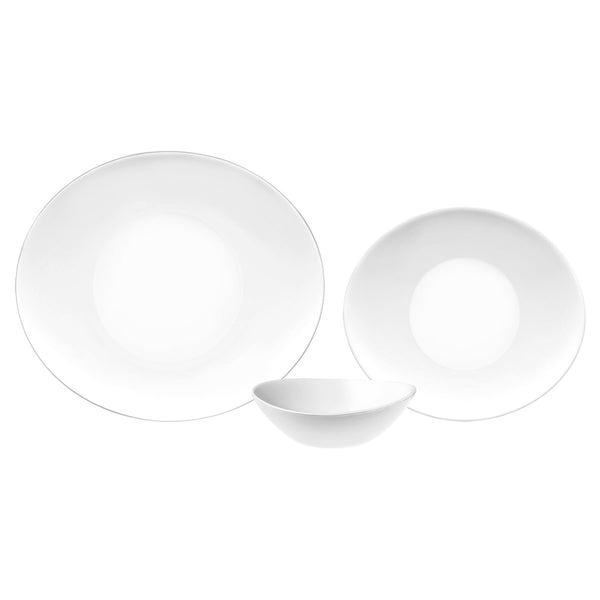 nicola spring 18pc Prometeo Glass Dinner Set