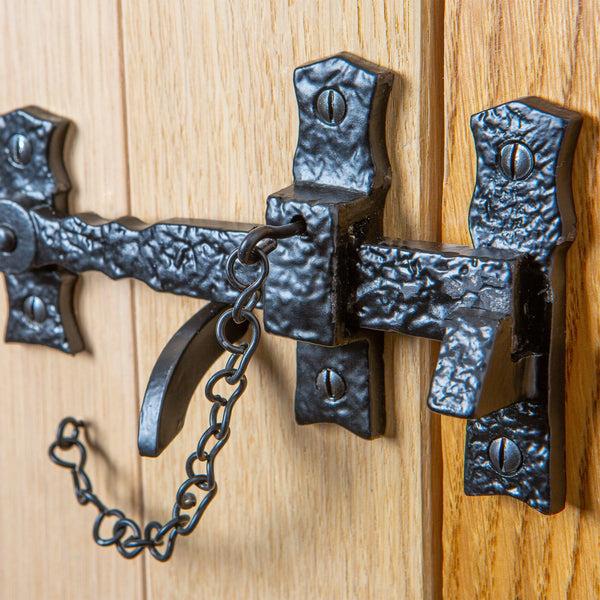 Nicola Spring 195mm Black Rustic Suffolk Latch